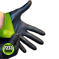Get-A-Grip Nitrile Gloves, Black 