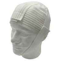 Rescue Essentials Trauma Cap, on mannequin head 