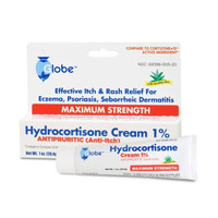 Hydrocortisone Cream with Aloe 1%, 1 oz