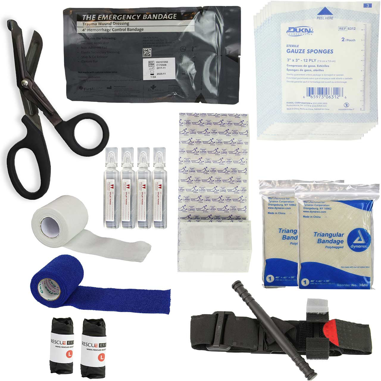 USCG Aircraft First Aid Kit Contents