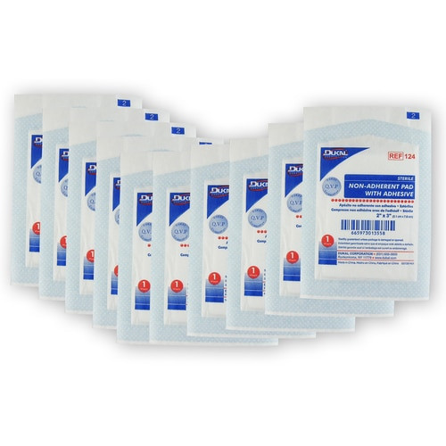 2" X 3" Non-Adherent Pad w/ Adhesive - 10 Pack