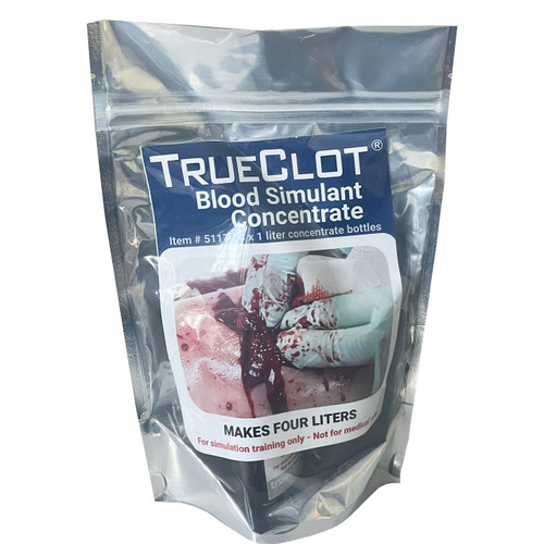TrueClot® Blood Simulant Concentrate, Liter (4 pack)