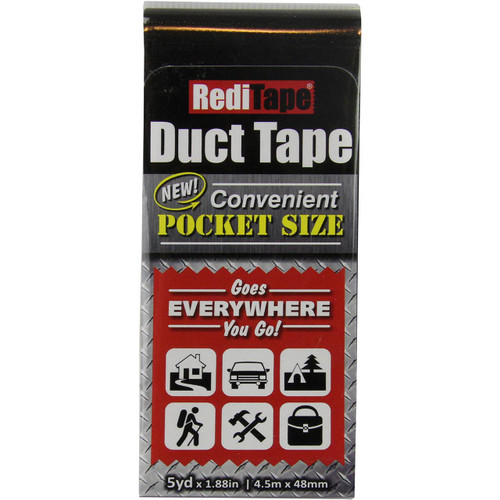 Pocket Size Duct Tape - Black