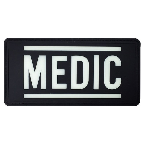 PVC MEDIC Patch-Glow in the Dark, Front