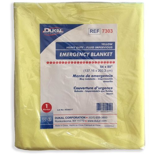 Impervious Emergency Blanket - Yellow