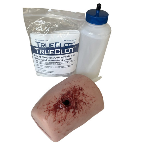 Light Tone TrueClot® Wound Packing Task Trainer (Gun shot wound)