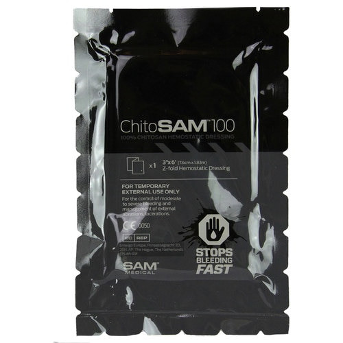 Chito-SAM™ 100 - 3" X 6', Z-Fold Hemostatic