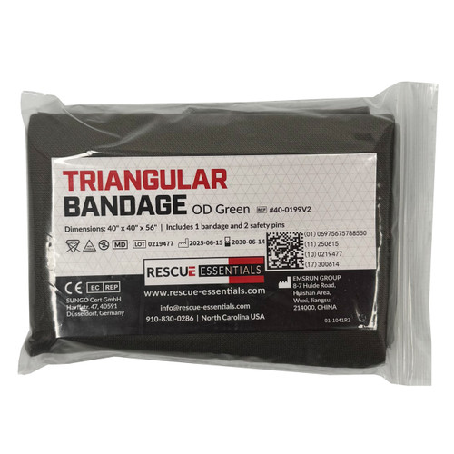 Triangular Bandage, 40” x 40” x 56” Triangular Bandage, 40” x 40” x 56”