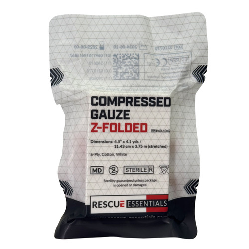 Z-Fold Gauze | Compressed Gauze | Stop The Bleed®