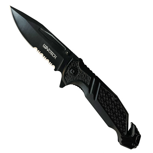 Wartech Spring Assisted Rescue 8.25" Knife, Front view