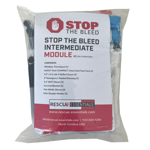 Intermediate Stop the Bleed Module front in packaging