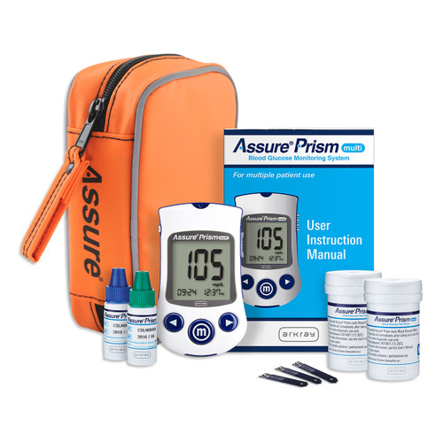 SHORT DATED! Curaplex Assure Prism Orange Glucometer Kit, Advanced