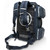 OMNI PRO X Bag by Meret in blue color showing shoulder straps, back view