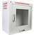 Bleeding Control Station by rescue essentials showing metal box, empty