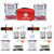 Stop The Bleed - Dual Treatment Intermediate Kit components with SOF tourniquet