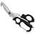 Heros EMT shears, black, at diagonal