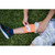 NEW! Slishman Pressure Wrap, orange, on pediatric leg