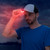 Radiant® 170 Rechargeable Clip Light, on hat with red light 