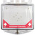 Wall Mount Cabinet for Bleeding Control Kits shown empty