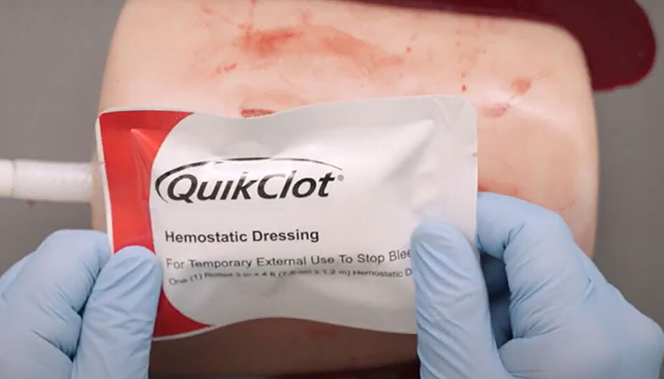 hemostatic quikclot gauze