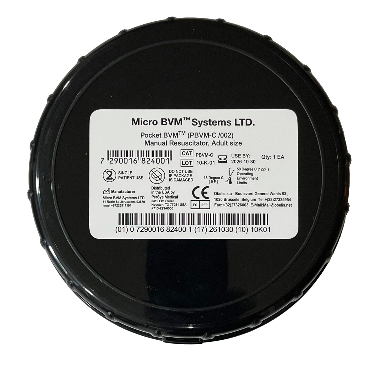 Pocket BVM世界最小呼吸バッグ Pocket BVM – TacMed Solutions™
