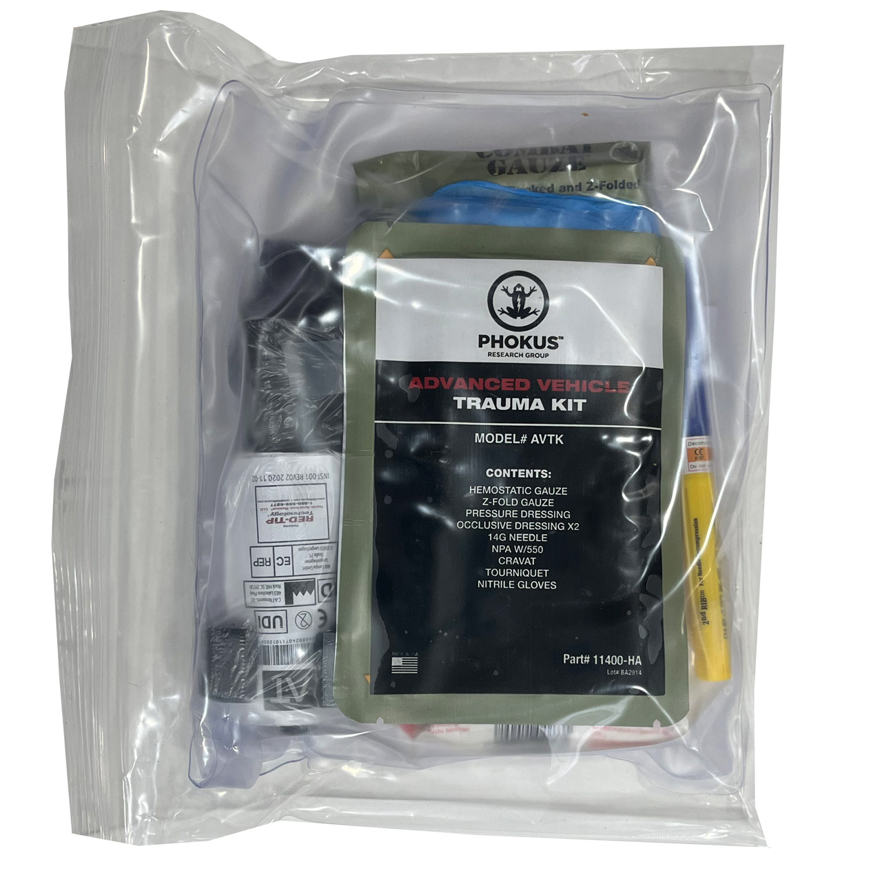 Advanced Vehicle Trauma Kit by Phokus Research