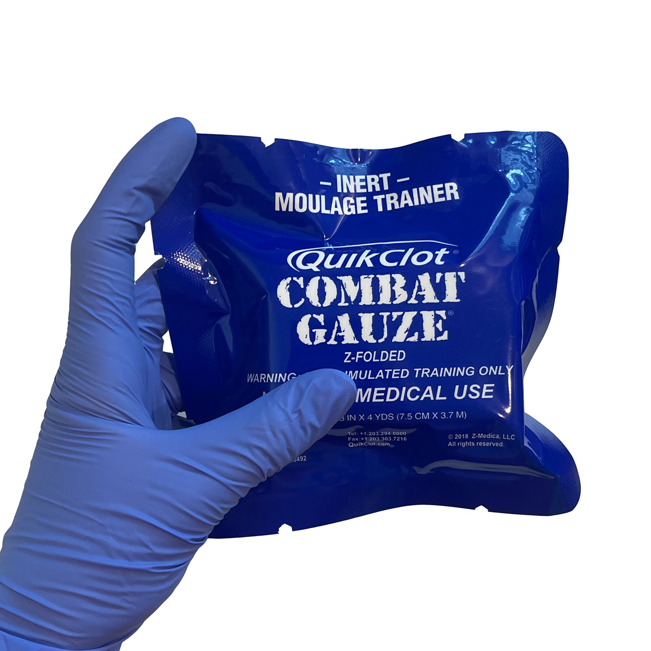 QuikClot Combat Gauze Trainer Package | Blue