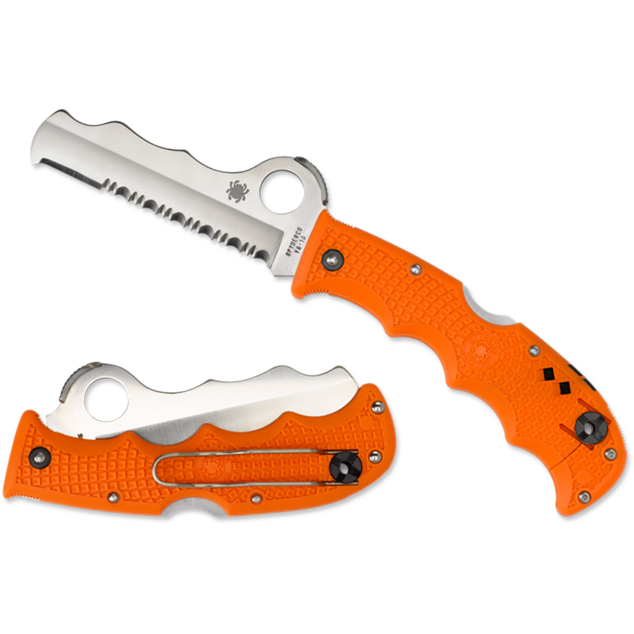 Assist FRN Orange, Combination Edge Knife