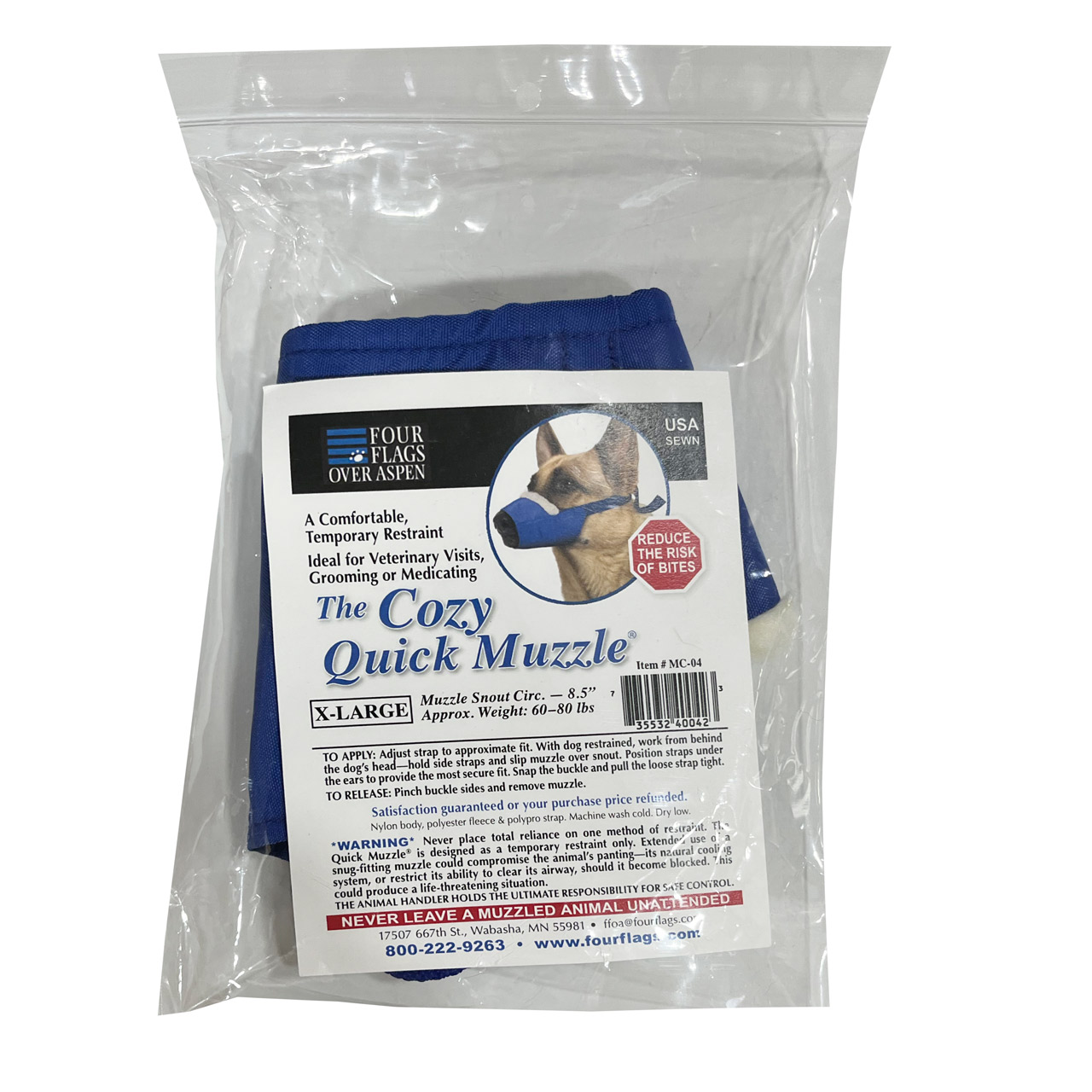 Cozy Quick Muzzle - X-Large