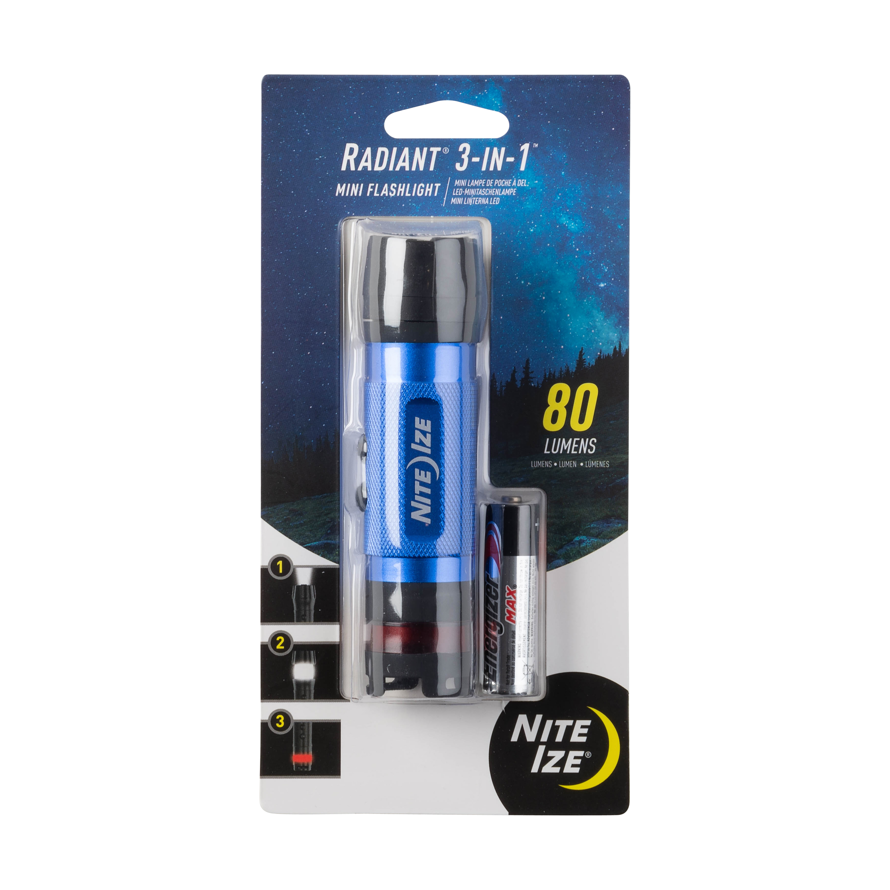 Radiant® 3-in-1™ Mini Flashlight