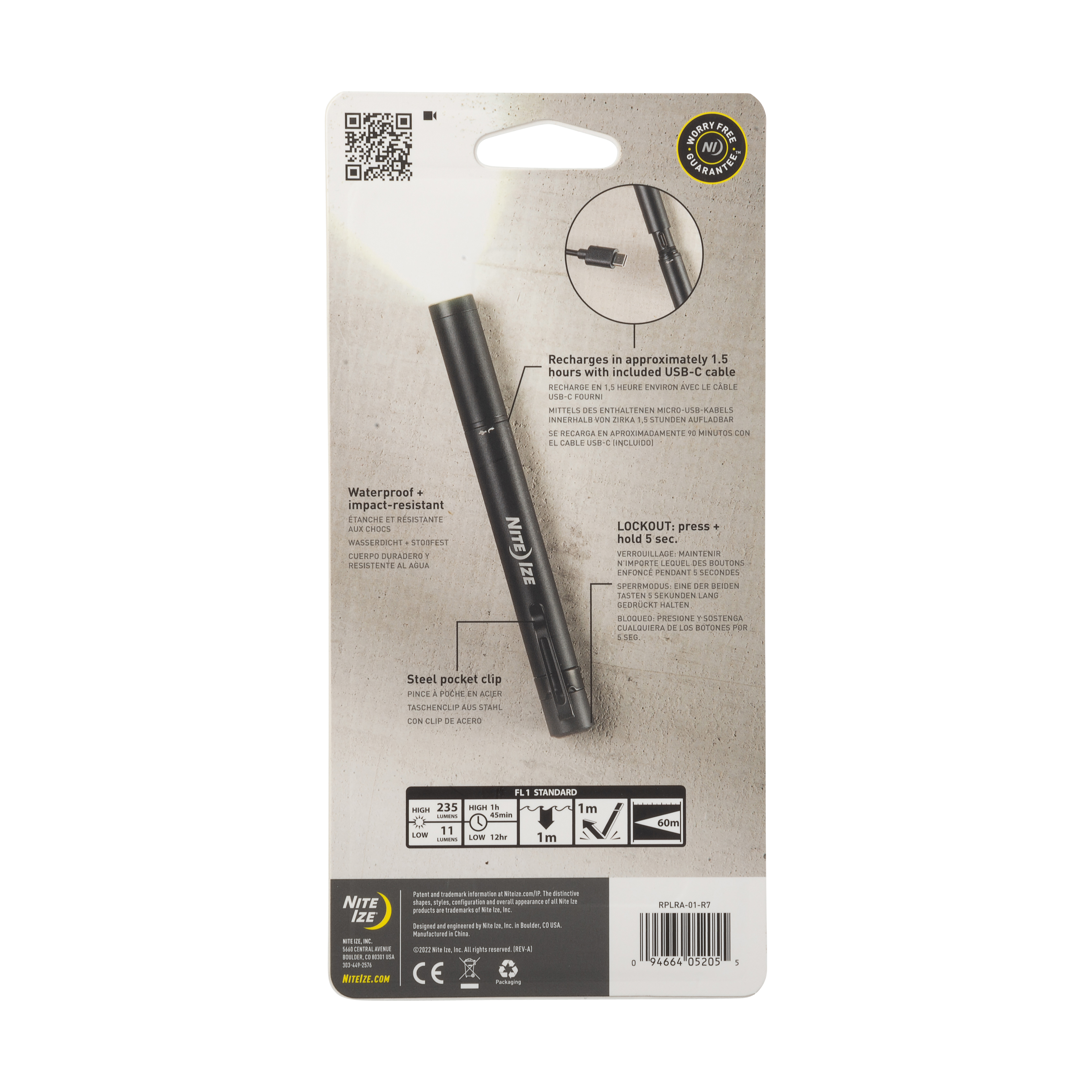 Radiant® Rechargeable Pen Light