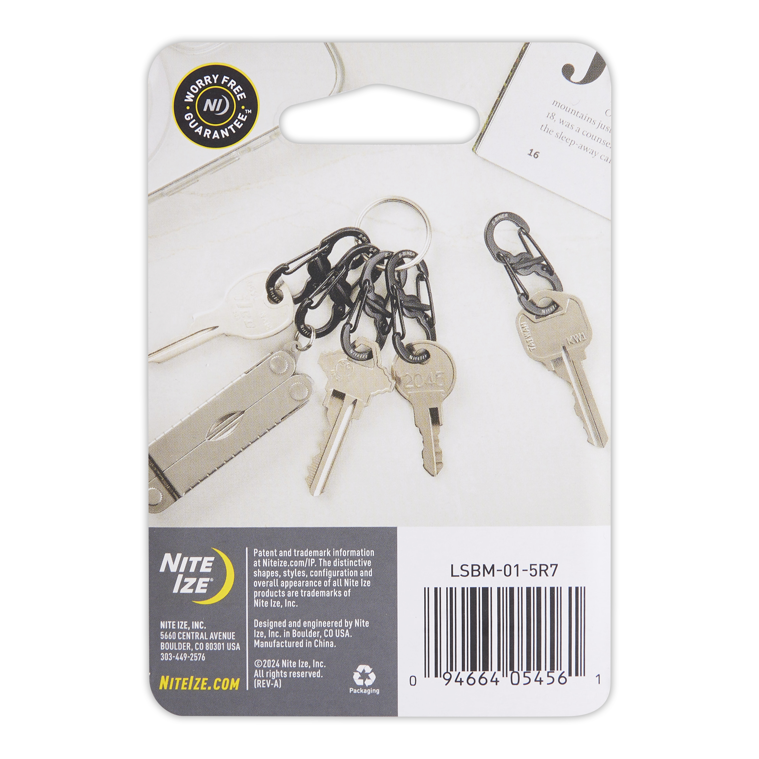 S-Biner® MicroLock® Stainless Steel, Pack