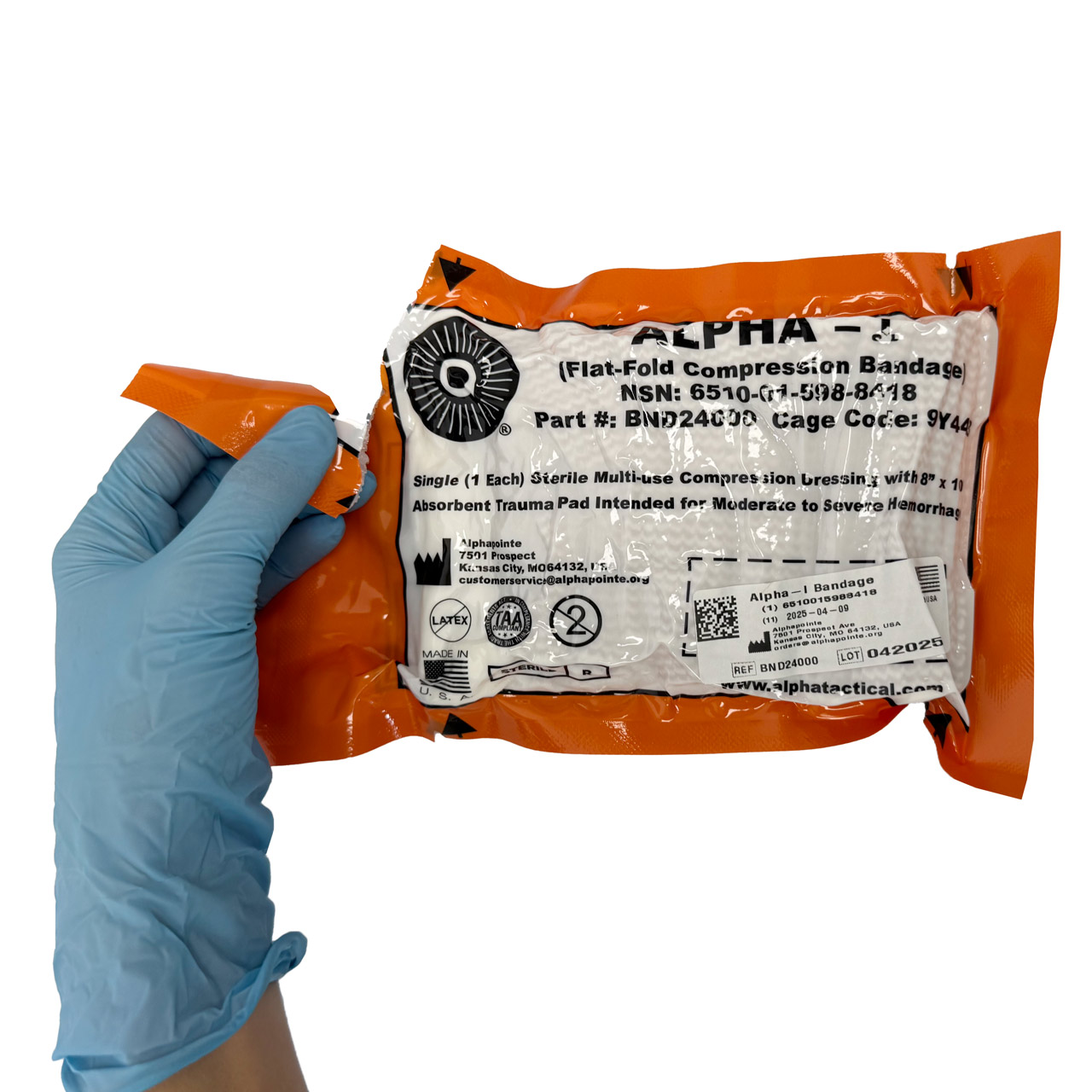 Alpha I Pressure Bandage - Flat Fold