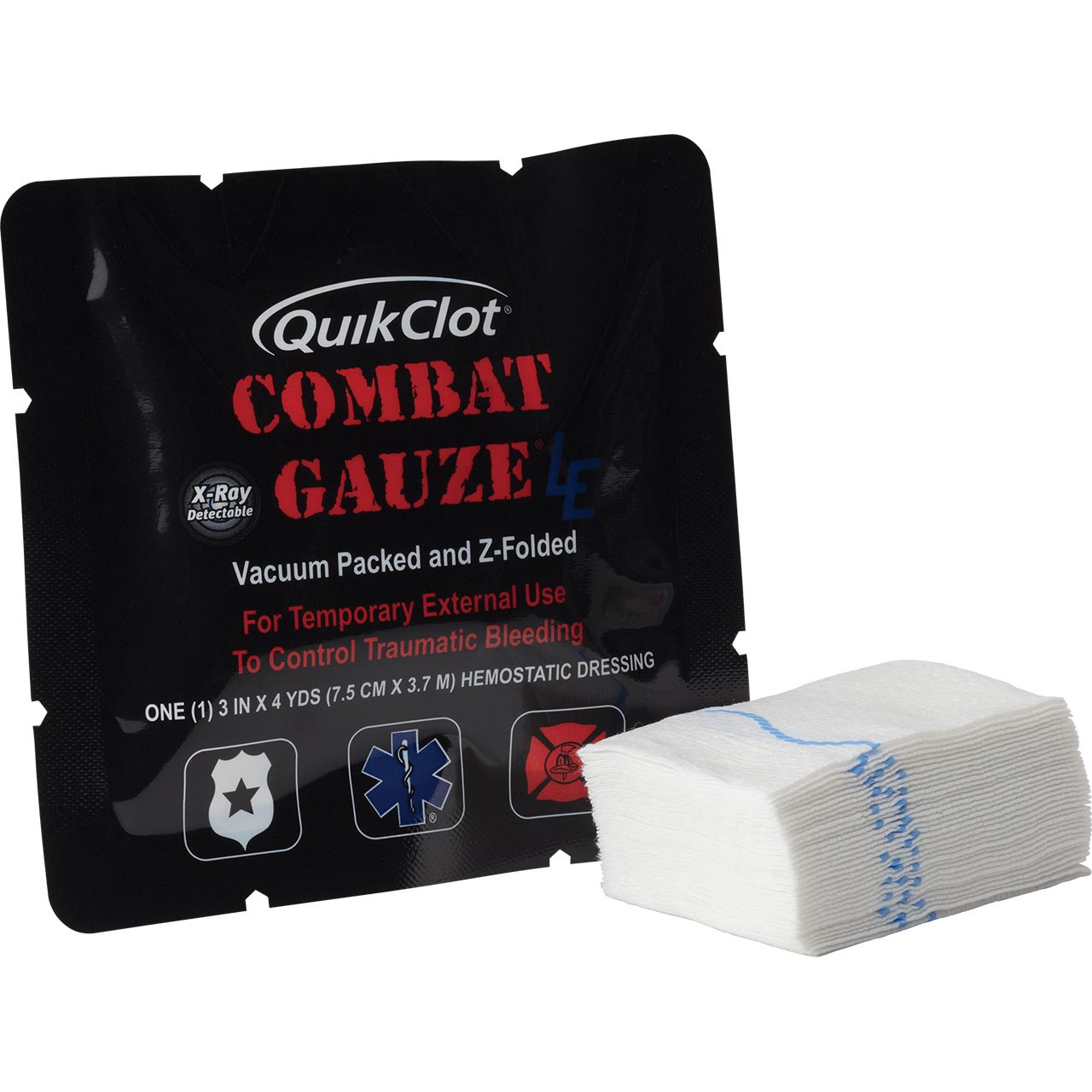 QuikClot Combat Gauze LE | Hemostatic 