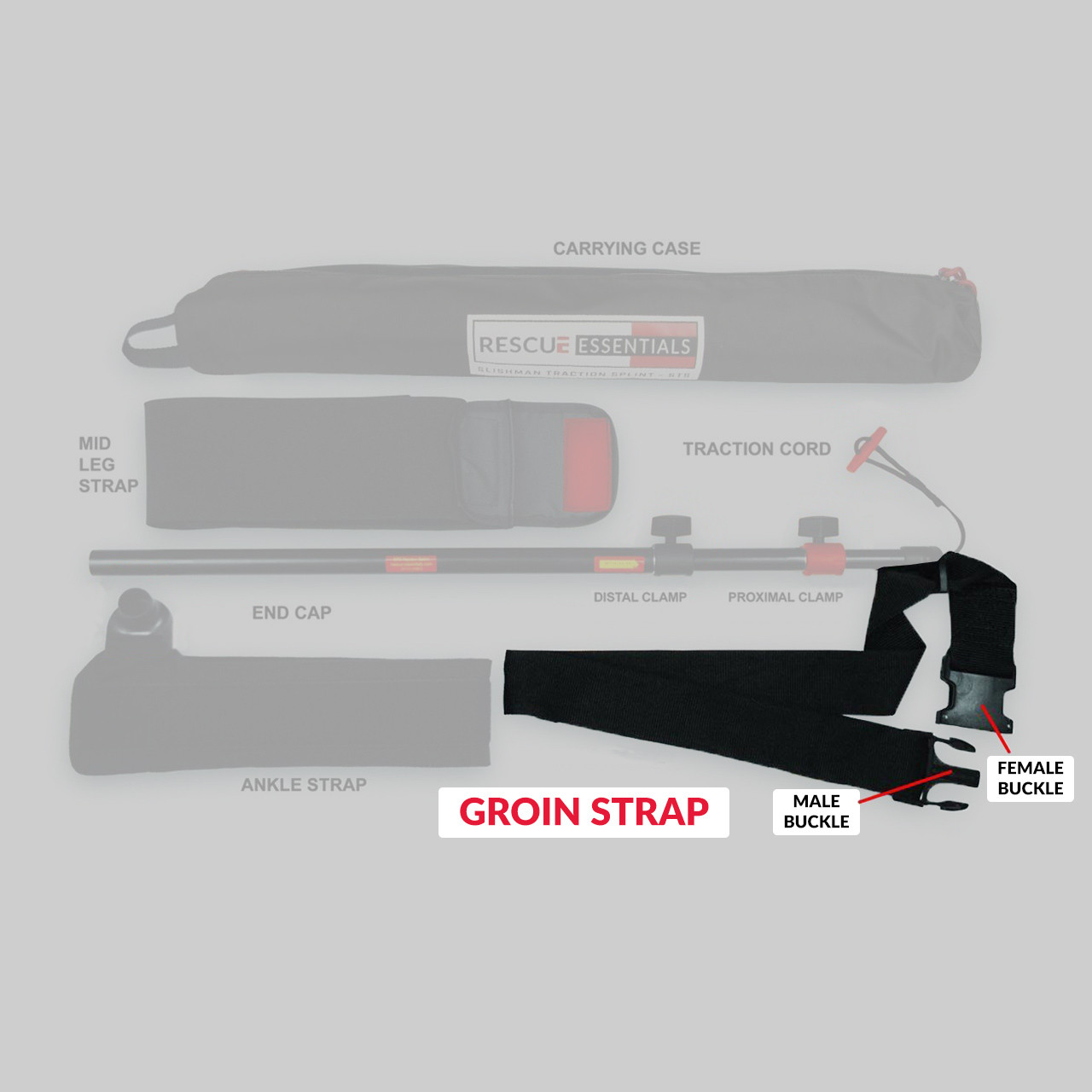 Slishman Traction Splint (STS) Replacement Parts - Picture 8 of 10