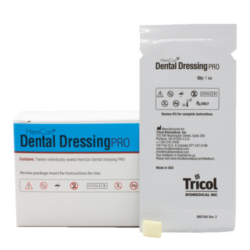 HemCon Dental Dressing 10mm x 12 mm