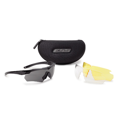 Crossbow Glasses w/ Clear, Smoke Grey & Hi-Def Yellow Lens