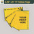 Grizzly Truss Tags, 3.25 in W x 5 in L, Matte TT Yellow Film, Rolls, Black Mark Sensor, 1200 Tags/Roll, 4 Rolls/Case, 1 Case (4800 Tags)