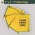 Grizzly Truss Tags, 4 in W x 5 in L, Matte TT Yellow Film, Fanfold, Black Mark Sensor, 2400 Tags/Roll, 2 Stacks/Case, 1 Case (4800 Tags)