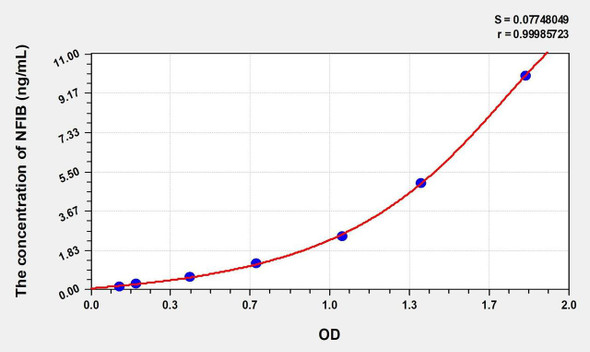 Mouse NFIB (Nuclear Factor I/B) ELISA (Small Sample Volume) (AEKE09583)