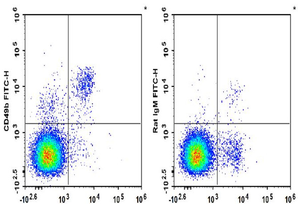 FITC Anti-Mouse CD49b Antibody [DX5] (AGEL1445)