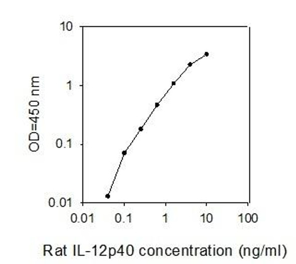 Rat IL-12 p40/IL12B PharmaGenie ELISA Kit (SBRS1650)