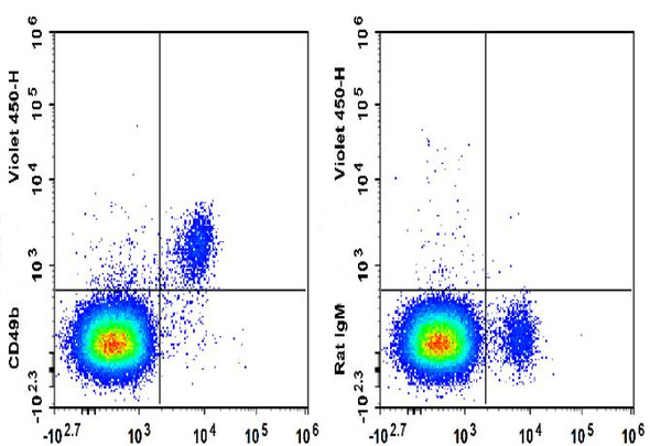 GenieFluor Violet 450 Anti-Mouse CD49b Antibody [DX5] (AGEL3258)