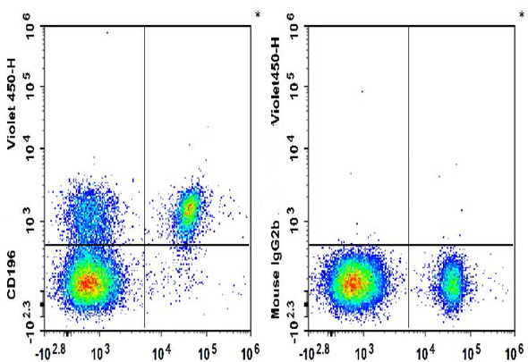 GenieFluor Violet 450 Anti-Human CD196/CCR6 Antibody [G034E3] (AGEL3366)