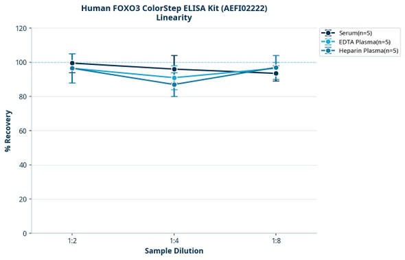 Human FOXO3 ColorStep ELISA Kit (AEFI02222)