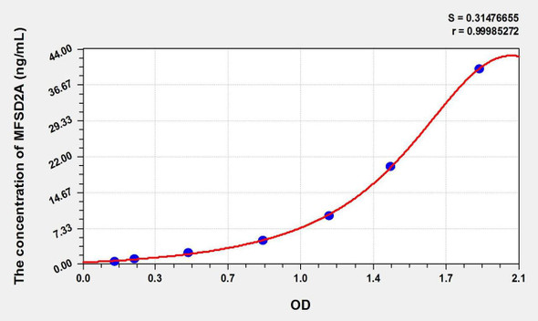 Human MFSD2A (Major Facilitator Superfamily Domain Containing Protein 2A) ELISA Kit (AEKE02393)