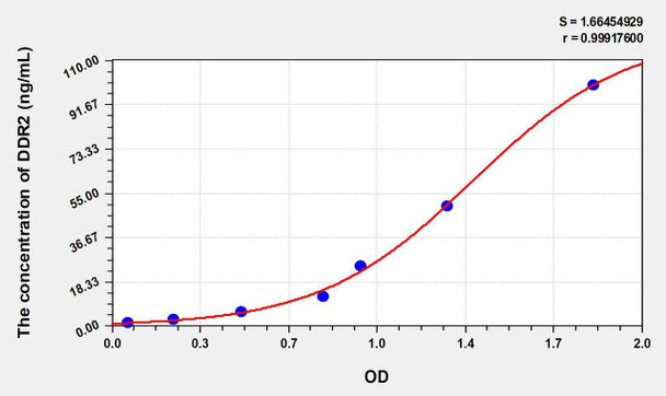 Human DDR2 (Discoidin Domain Receptor Family, Member 2) ELISA Kit (AEKE08820)