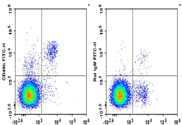 FITC Anti-Mouse CD49b Antibody [DX5] (AGEL1445)