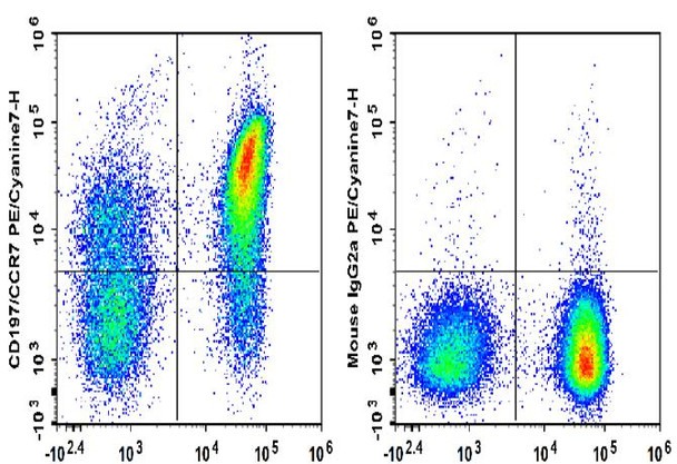 PE/Cyanine7 Anti-Human CD197/CCR7 Antibody [G043H7] (AGEL1806)