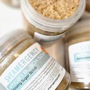 African Black Soap Sugar Scrub